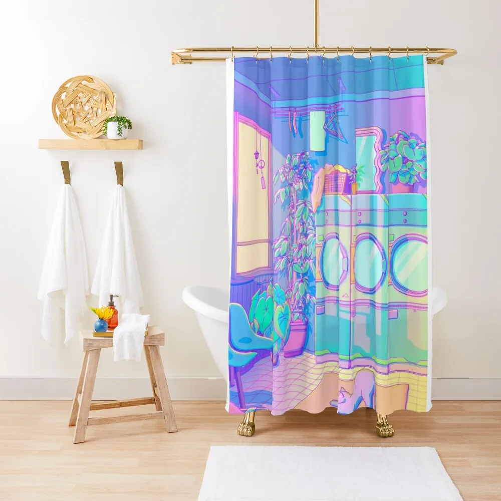 

Laundry Blues Shower Curtain Bathroom Decor Bathroom Accessories Curtain