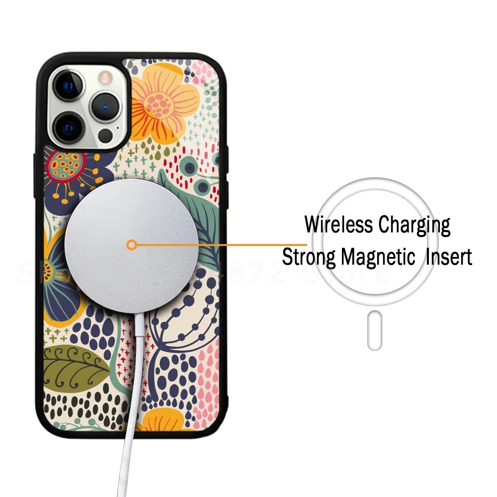 Secret Garden Phone Case For IPhone 15 14 13 Pro Max 11 Mini Alex Mirror For Magsafe Wireless Charging Cover