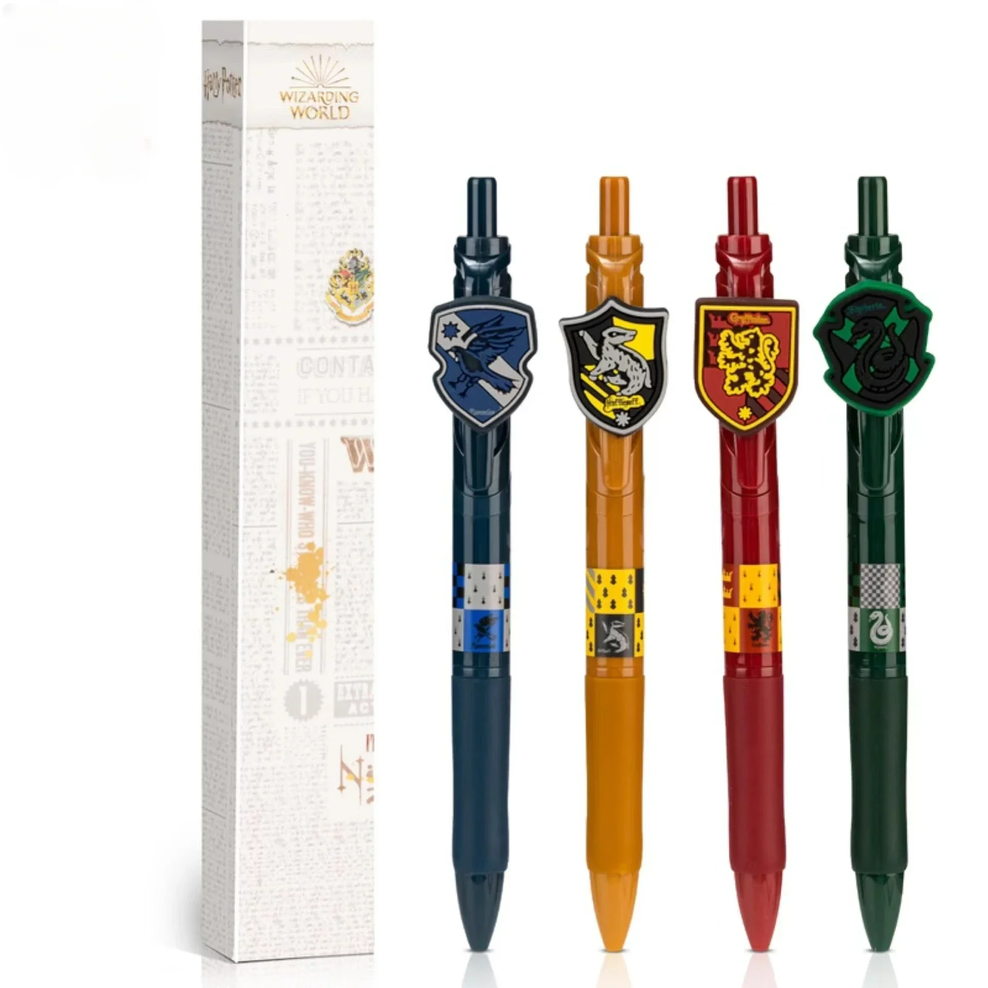 Harry Potter-Stylo à bille roulante, garçon magicien co-marqué, apparence élevée, 0.5mm, tête de balle, film, cadeau de fan périphérique, 1 couleur