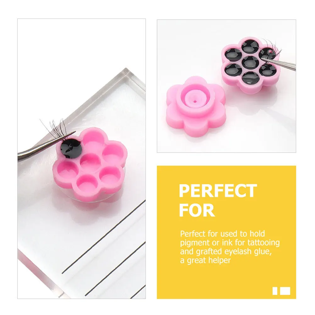 

300Pcs Disposable Eyelash Glue Cups Resistance Tattoo Ink Holder Small Portable DIY Professional Use