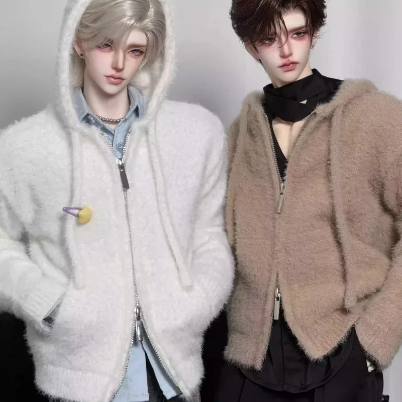 

Doll Clothes For 75cm Doll Black White Yellow Brown Hoodie Coat Dolls Clothing Accessories(Only Coat No Doll)