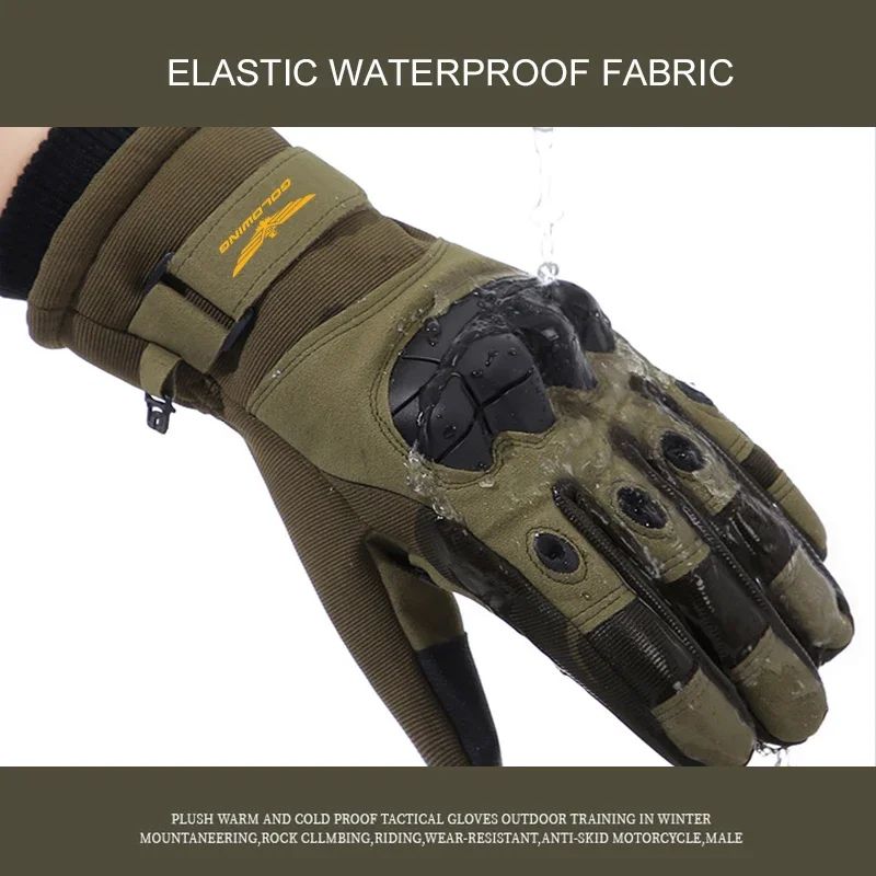Full Finger Motorcycle Gloves Moto Racing Riding For HONDA Goldwing 1800 GL1800 GOLDWING1800 2001-2025 Waterproof Warm 4