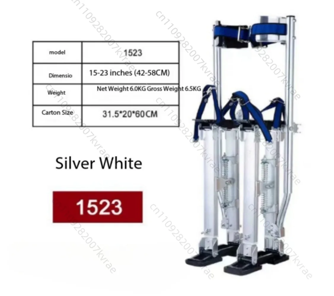 Drywall Stilts Professional Aluminum Plastering Ladder Adjustable Plastering Stilts Paint Painter Tool Household Mobile