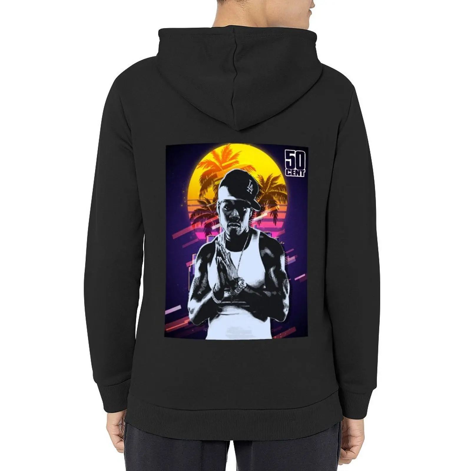 

50 cent logo top rapper Hoodie men's clothing men clothes mens clothing men's sweat-shirt set hoodies and sweatshirts new