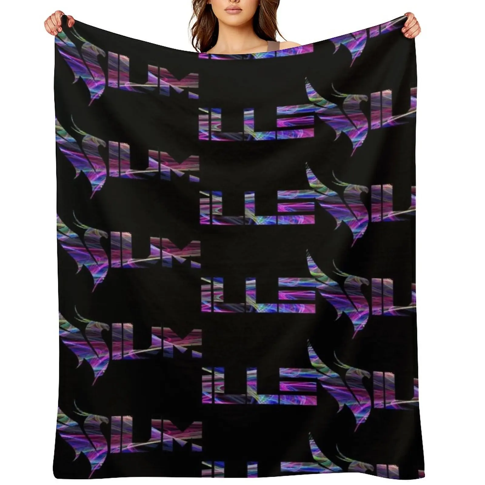 

Illenium Rave EDM Fanart Throw Blanket Custom Decorative Throw Thermal Soft Plaid Blankets