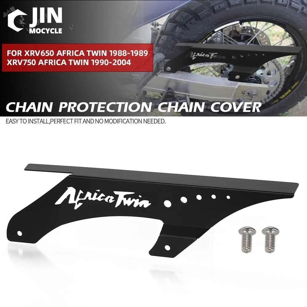 For Honda XRV750 Africa Twin 1990-2004 XRV650 Africa Twin 1988 1989 Motorcycle Accessories Chain Guard Cover Sprocket Protector