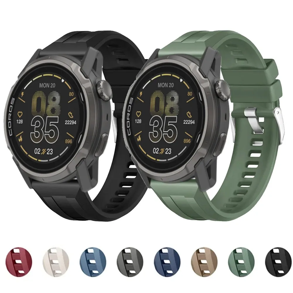 22 مللي متر حزام سيليكون رياضي لـ COROS PACE 3-Pro/APEX 4 42 مللي متر شريط مريح لـ Suunto Vertical 2-1/Race 2-S/Run/Ocean سوار #1