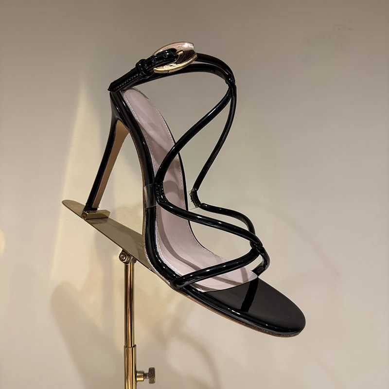 OINE Best Quality High Heels Designer Shoes Metal Buckle Strap Personalized Dance Party Dance Wedding For Highed Heel