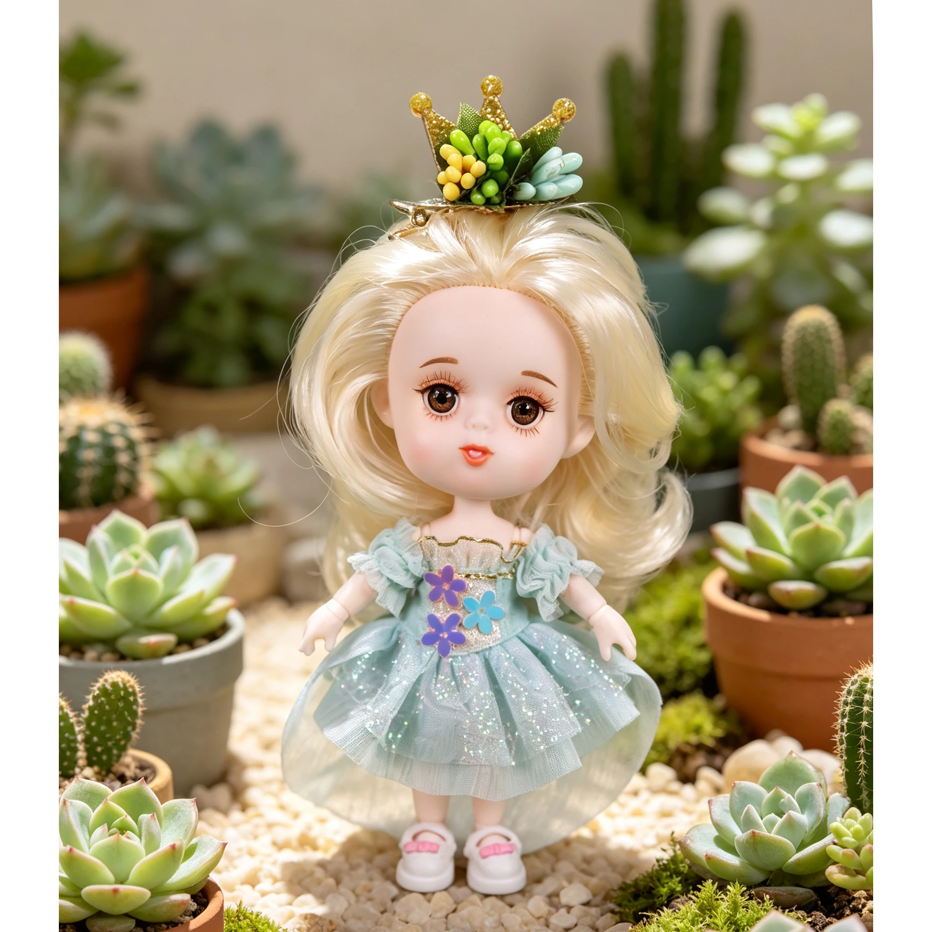 Middie Blythe Puppenkleid Hellblaue Feenprinzessin 1
