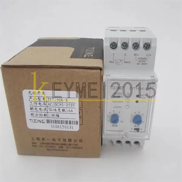 

NEW TOONE ZYT15GK-X Intelligent Light Control Switch Light Sensor With Probe