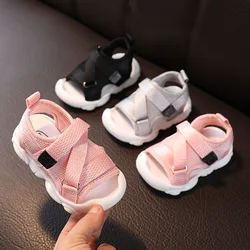 Summer Toddler Sandals Baby Girl Shoes Solid Color Net Cloth Breathable Boys Sneakers Kids Infant Sport Sandals