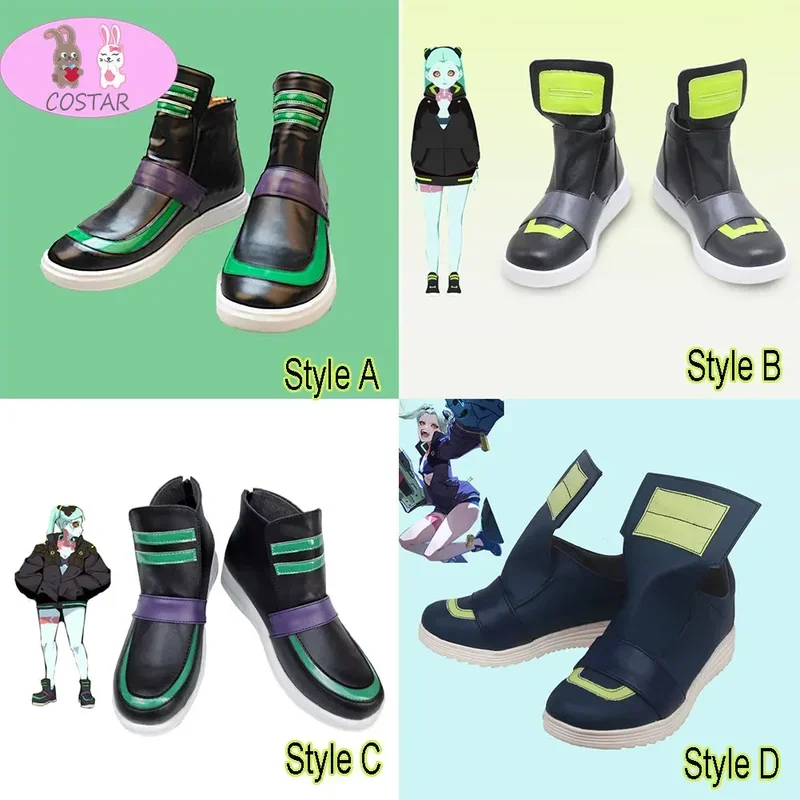 

COSTAR [5 Styles] Anime Rebecca Cosplay Shoes Boots for Costumes Halloween Carnival Parody Girl Women