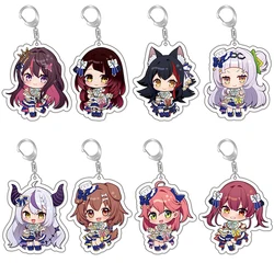 Porte-clés Anime Hololive Vtuber, figurines Kawaii, Inugami, Korone, Shirakami, Fubuki, clé de collection Cosplay, pendentif JOBag, cadeau Gérakami