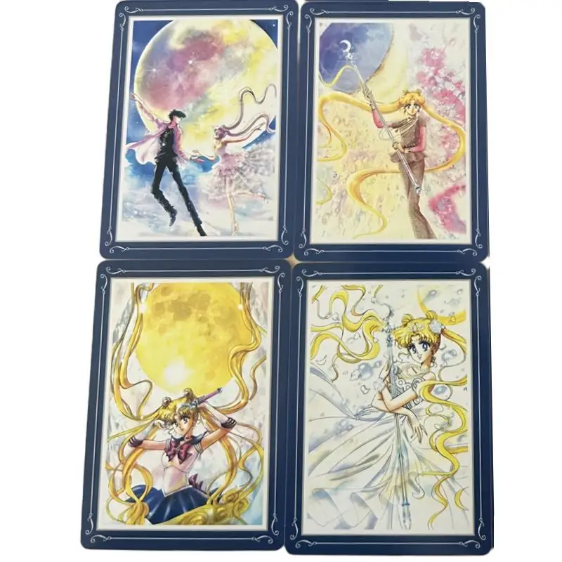 Sailor Moon Card Usagi Tsukino Diy Originally Painted A Set of 9 Sheets Action Toy Figures Anime Game Collection Puka Gifts