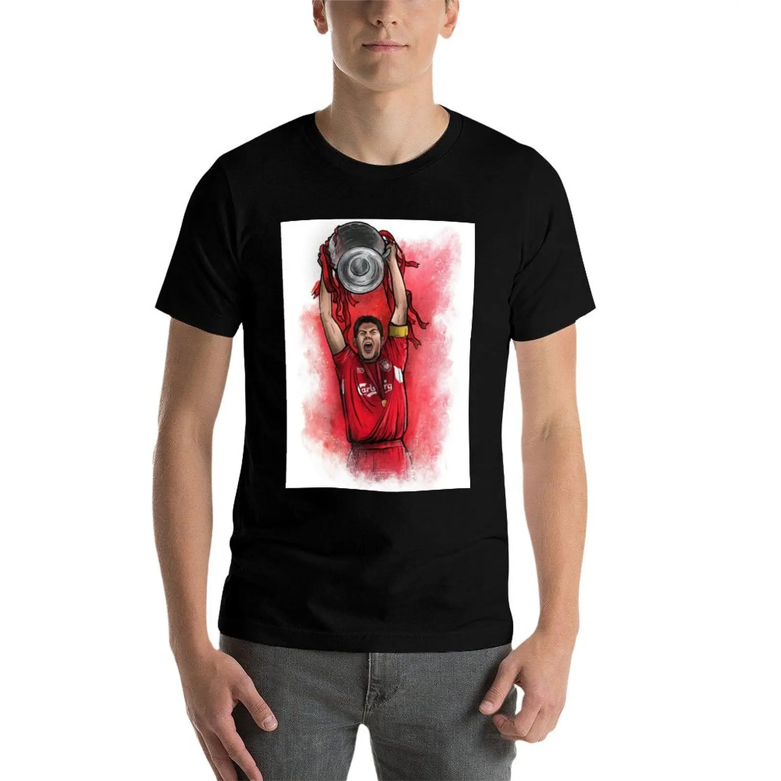 gerrard T-Shirt rapper graphic tees vintage graphic tee custom shirt quick drying mens workout shirts image 4