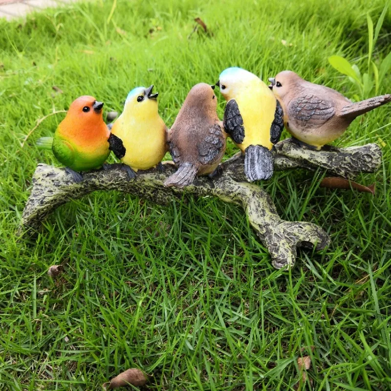 

Bird Figurines Garden Decor Outdoor Creative Fashion Aesthetic Garden Accessories Unique Garten Dekoration Decorative Statues