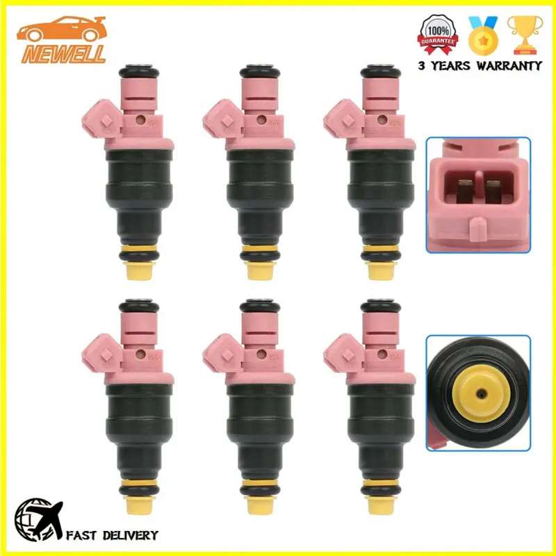 

6pcs 53031151AB 0280150998 Fuel Injector For Chevy Pontiac Dodge Dakota B1500 3.9L V6 Engine Fuel Nozzle FJ683 5303115