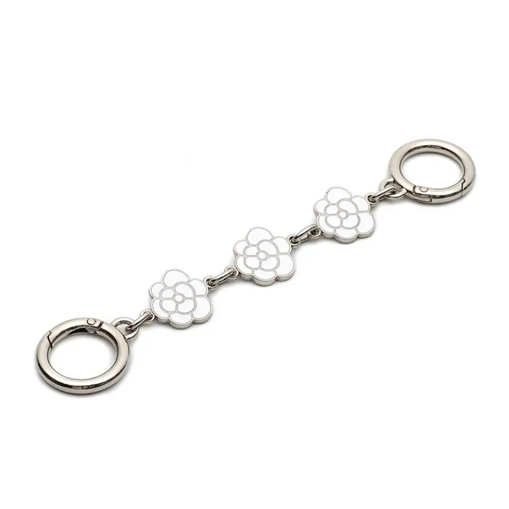 

Detachable Hanging Camellia Shape Replacement Chain Handbag Bag Extension Chain Bag Chain Handbag Strap Extender