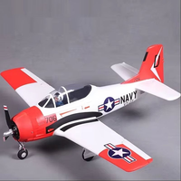 Fms 800mm Wingspan T-28 Red Trojan Fixed Wing Assembled Fixed Wing Electric Remote Controlled Aircraft Fighter Model Toy Gift