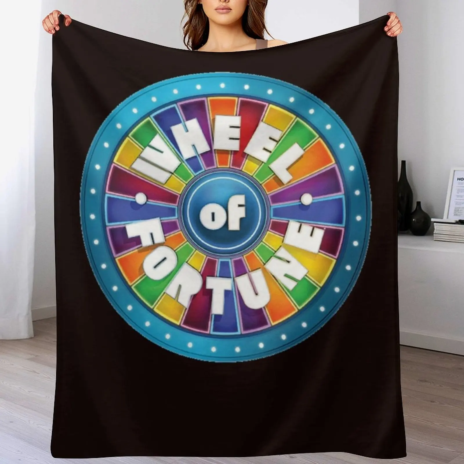 

Wheel of Fortune Throw Blanket