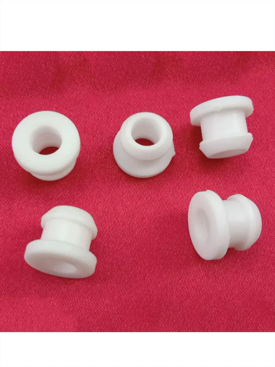 4.5mm~30mm White Hollow Hole Plug Silicone Rubber Snap-on Grommet Blanking End Cap Wire Cable Protect Through Hole Inserts Plug