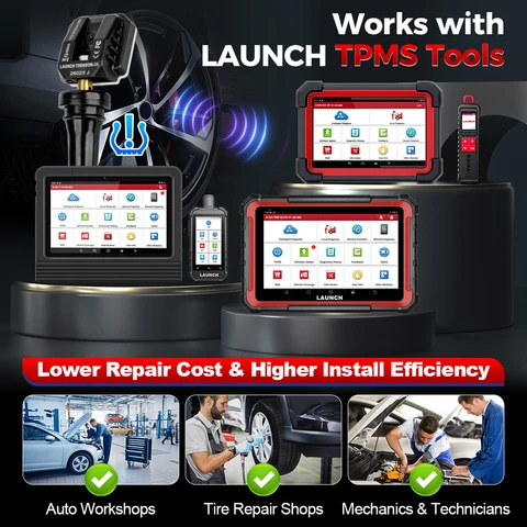 Датчик давления в шинах LAUNCH RF 433/315 МГц TPMS Mx-Sensor, инструмент для диагностики и ремонта шин, автомобильный аксессуар, программатор X431 TSGUN