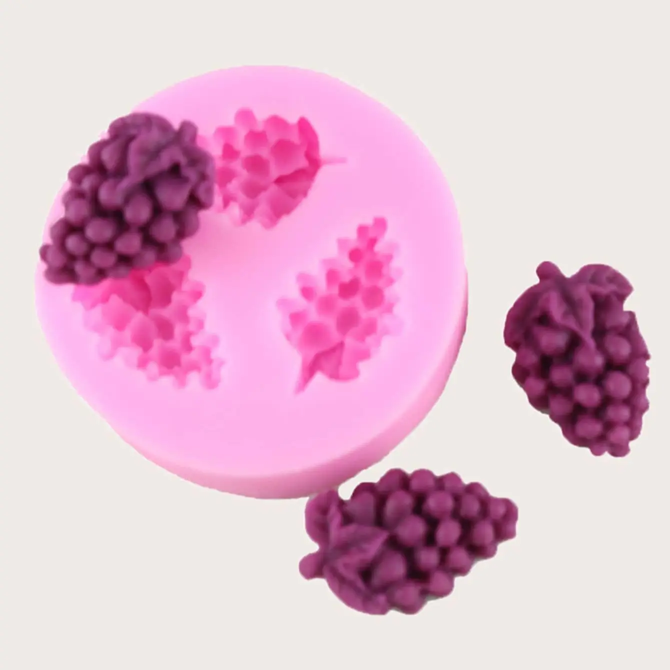 Mini Grape Fondant Cake Silicone Mold Chocolate Biscuits Molds Candy Ice Cube Pastry Mould Baking Cookies Cake Decoration Tools