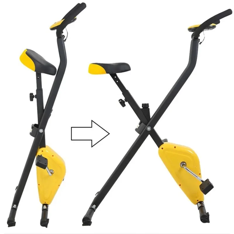 

Foldable Magnetic Resistance Exercise Bike - Quiet Compact Indoor Cycling Bike for Home Use, Smooth Riding Fitness Gear