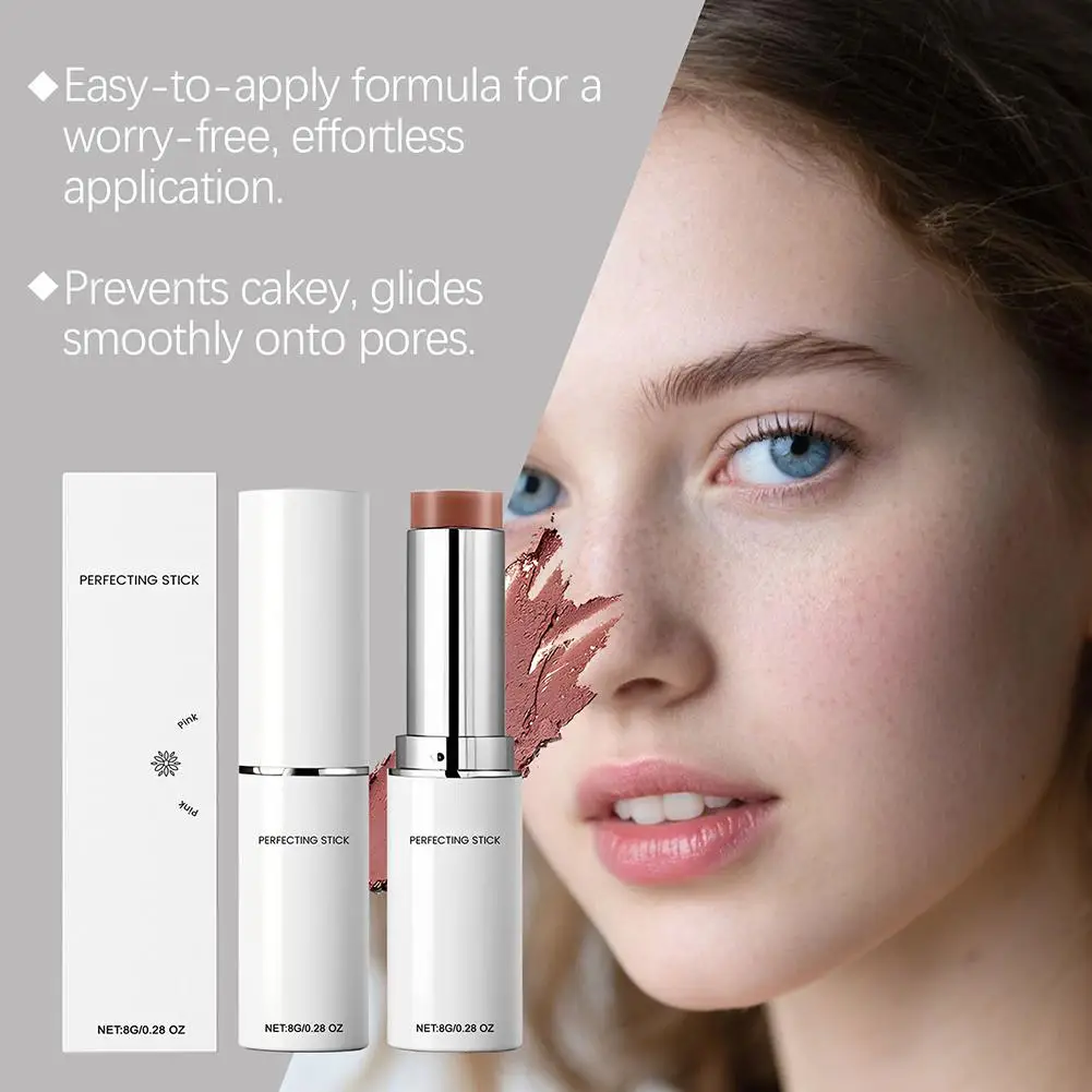 Fond de teint correcteur couverture complète correcteur de visage cacher les imperfections bâton de maquillage apprêt visage foncé cercle Contour cosmétiques stylo oeil G5A2