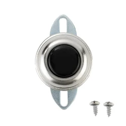 12V Switch Push Button Waterproof Metal Car Boat Track Horn Engine Start Starter 2 Holes 500v DC 100 MOhm Mi Universal