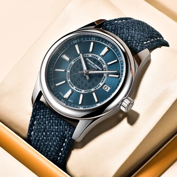 PAGANI DESIGN New 40mm Men's Automatic Mechanical Watches NH35A Luxury Sapphire Stainless Steel 10Bar Watch Reloj Hombre