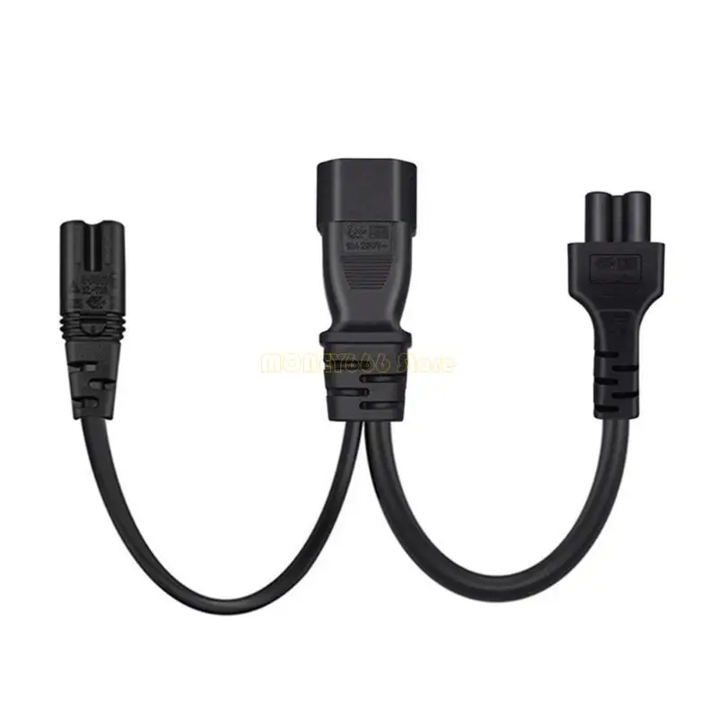 F62C 3 Terminales IEC320-C14 a C5+CABLE CABLE CABLE Cable cable conector masculino a