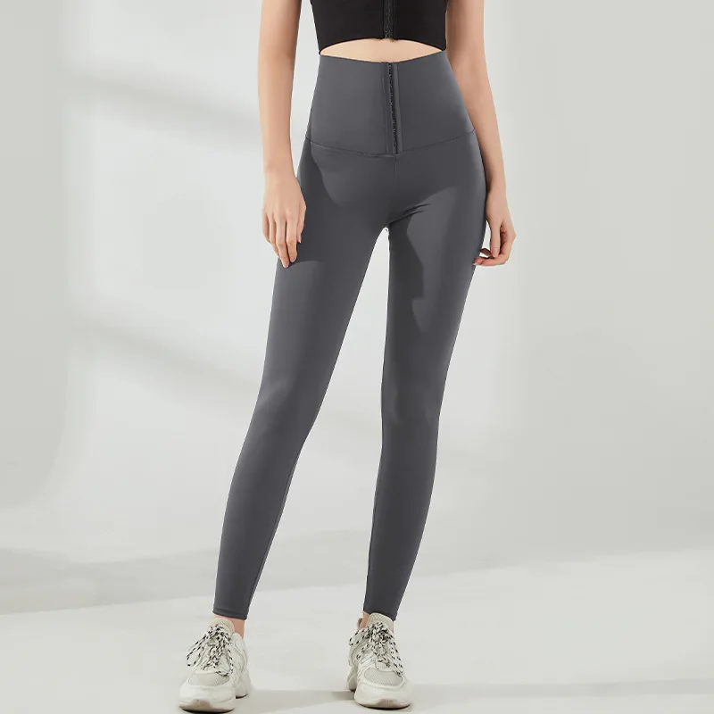 Leggings a compressione push up sportivi a vita alta da donna Fitness Allenamento in palestra Esercizio Leggings elastici Pantaloni da yoga