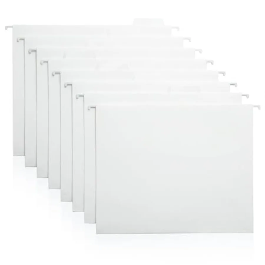 

Hanging File Folders 8 Pack, Letter Size File Organization Folders for Home, Office, School and Filing Cabinets