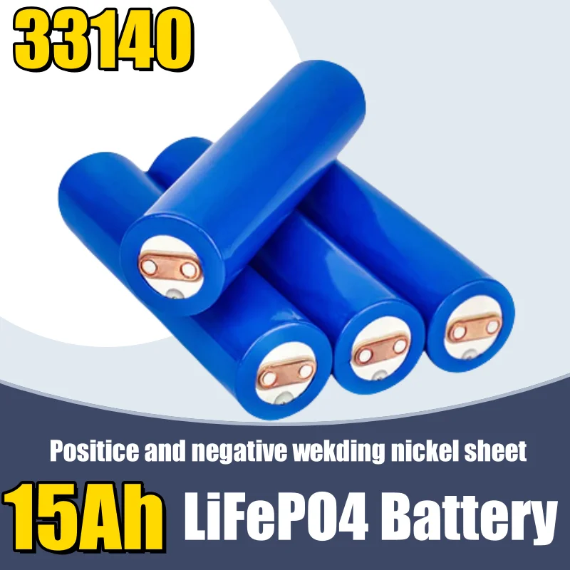 

3.2V 15Ah 33140 Lifepo4 Battery 5C High Power Discharge Suitable for Diy 12v 24v 36v 48v Electric Motorcycle Tricycle Bicycle