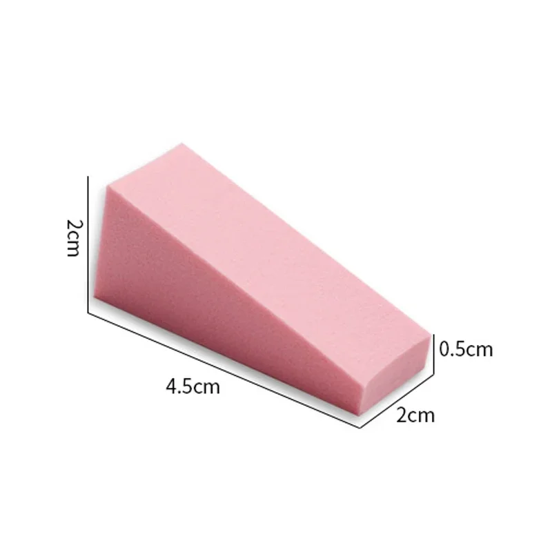 10-50개 삼각형 부드러운 스펀지 네일 브러쉬 그라데이션 효과 페인팅 젤 헤일 염색 도구 브러쉬 DIY 메이크업 매니큐어 스펀지 브러쉬
