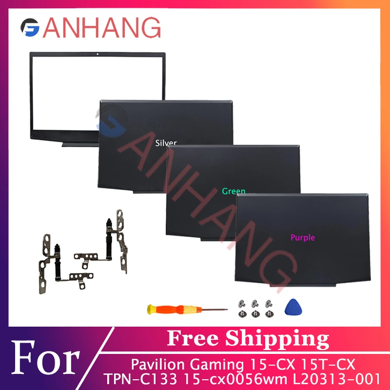 

NEW Replace Laptop Case For Pavilion 15-CX 15T-CX 15-CX0020N TPN-C133 L20314-001 LCD Back Cover/Front bezel/Hinges