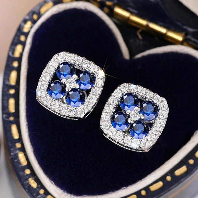 2026 Graceful Female Engagement Earrings with Brilliant Zirconia Chic Jewelry Elegant Lady Wedding Ceremony Accessories Gift