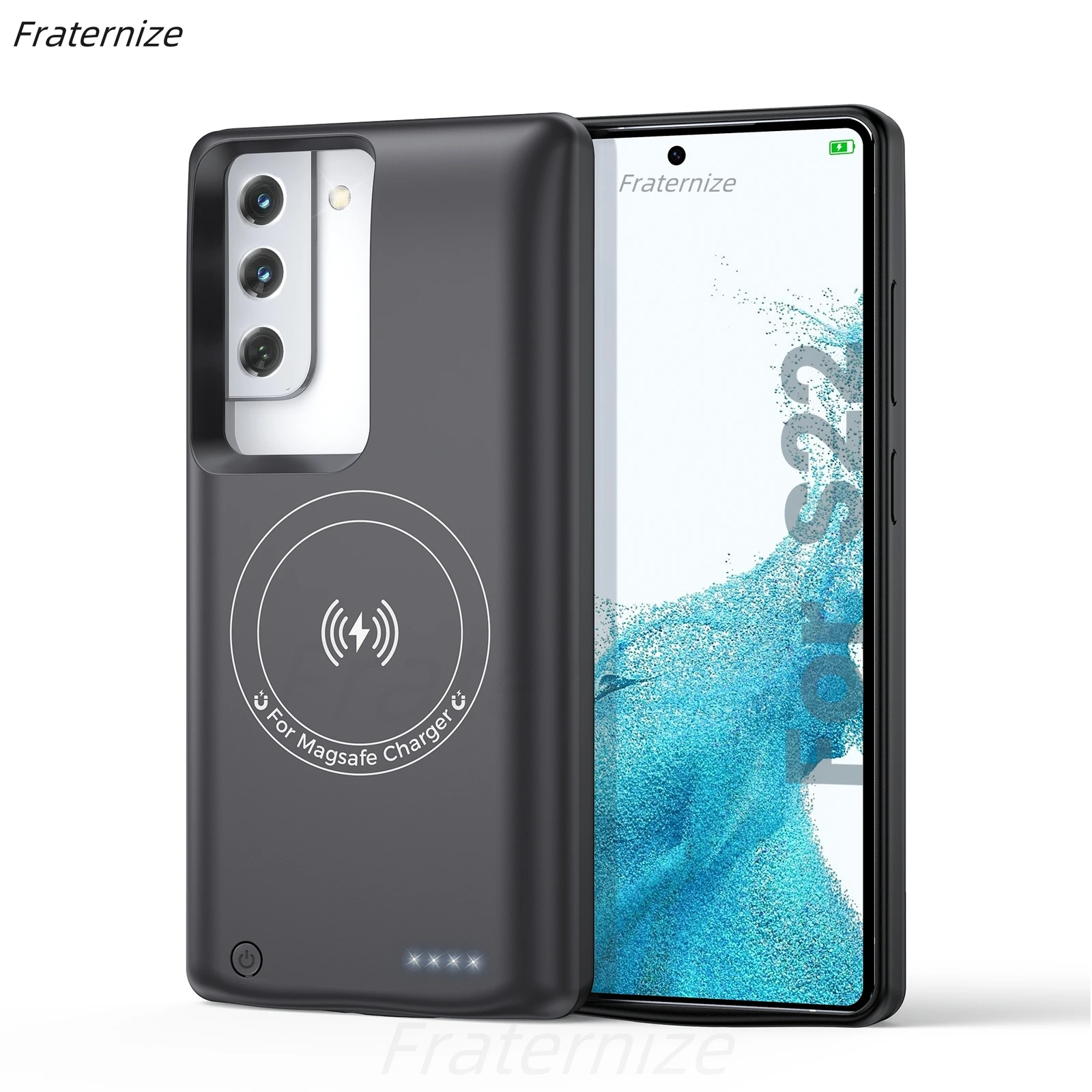 

Magnetic Battery Charger Case for Samsung Galaxy S22 Wireless Charging Cover For magsafe portable charger phone case