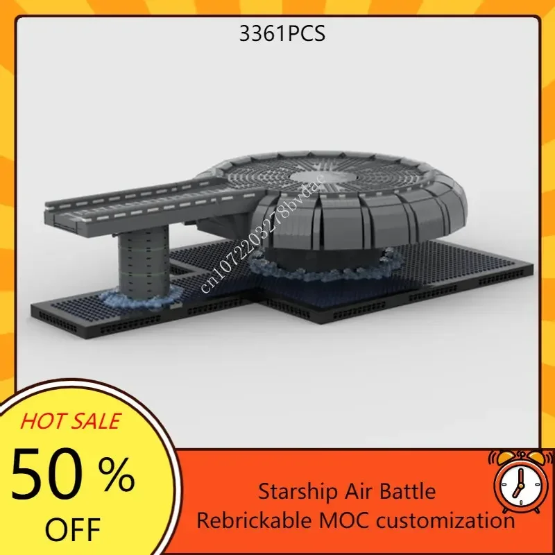 

Kamino Landing Platform Space War Weapon MOC SpaceShip Battle Model Building Blocks Architecture Education Assembly Model Toys