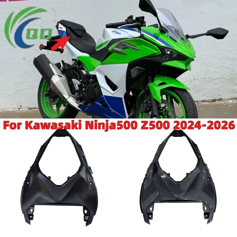 

Motorcycle Rear Seat Side Plate Trim Panel Tail Cover Ducktail Fairing Fit for Kawasaki Ninja 500 Ninja500 Z500 2024 2025 2026