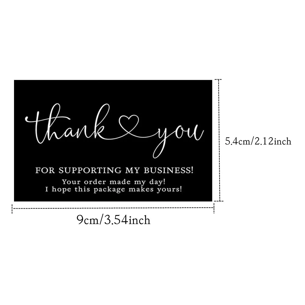 50pcs exquisite thank you cards - perfect for business, small business, holiday gifts, birthdays, weddings, and Thanksgiving!