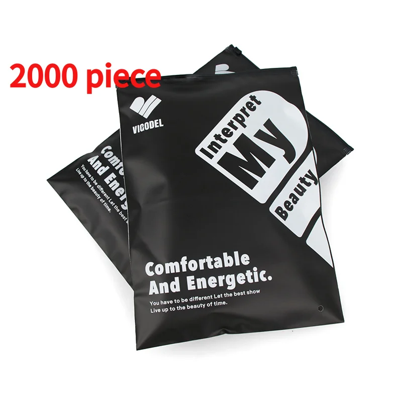 

Custom.Zipper Bag Recyclable Packaging Clothing Bags Frosted Ziplock Resealable Bags Custom Logo Printed Plastic Packag