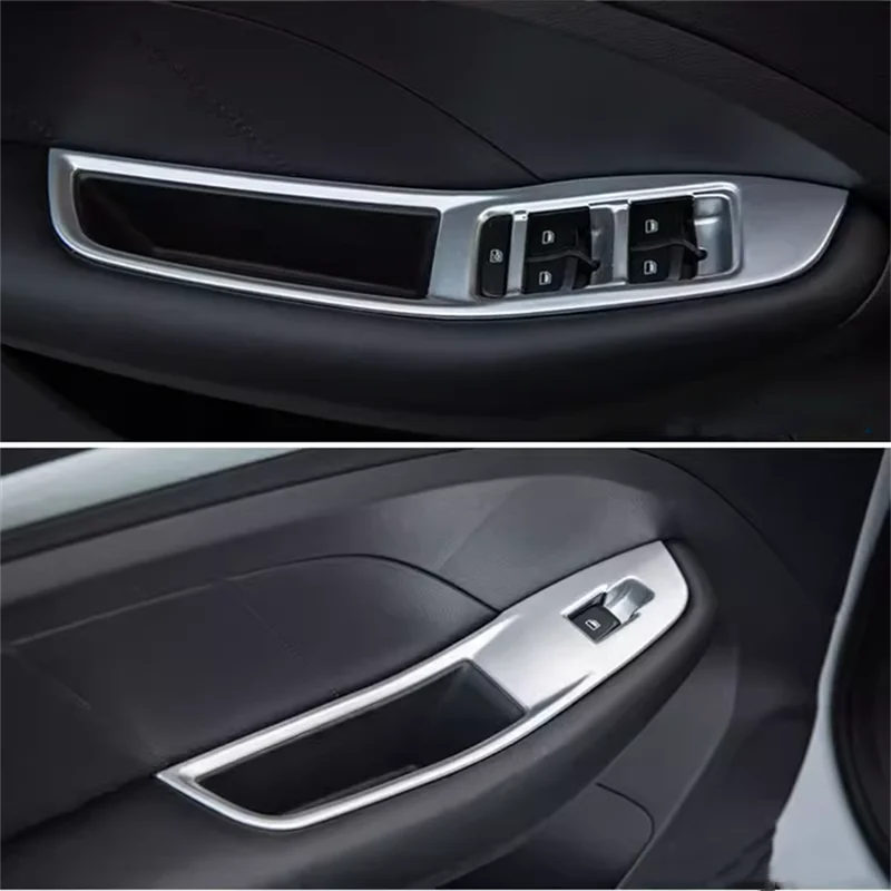 

ABS Chrome For MG ZS 2024 Interior Accessories Left Hand Drive Door Armrest Window Switch Control Protection Panel Cover Trim