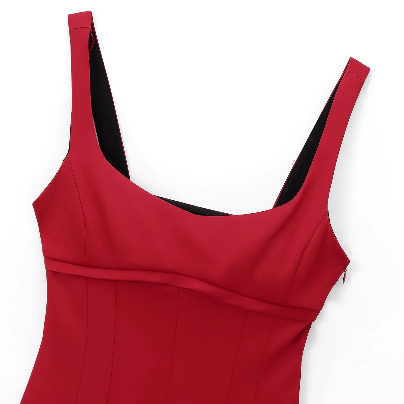 JNLEAOG 秋の新作 レディースファッション サテン風 ミニドレス Aラインスカート ノースリーブ ビジネスカジュアル ポリエステル生地