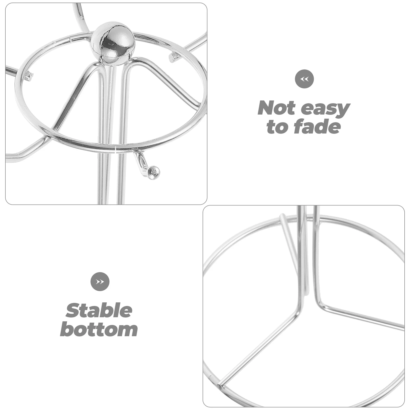 

Kitchen Rack Storage Organizer Hanging Pots Shelving Hook up Multifunctional Shelf Iron