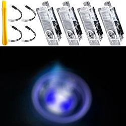 4Pcs Car Door Lights Logo Compatible with Partial 3/4/5/6/7/X/Z/M/GT Series, Except G02/05/06/07/20/21/22/23/26/80/82/83 E39/46