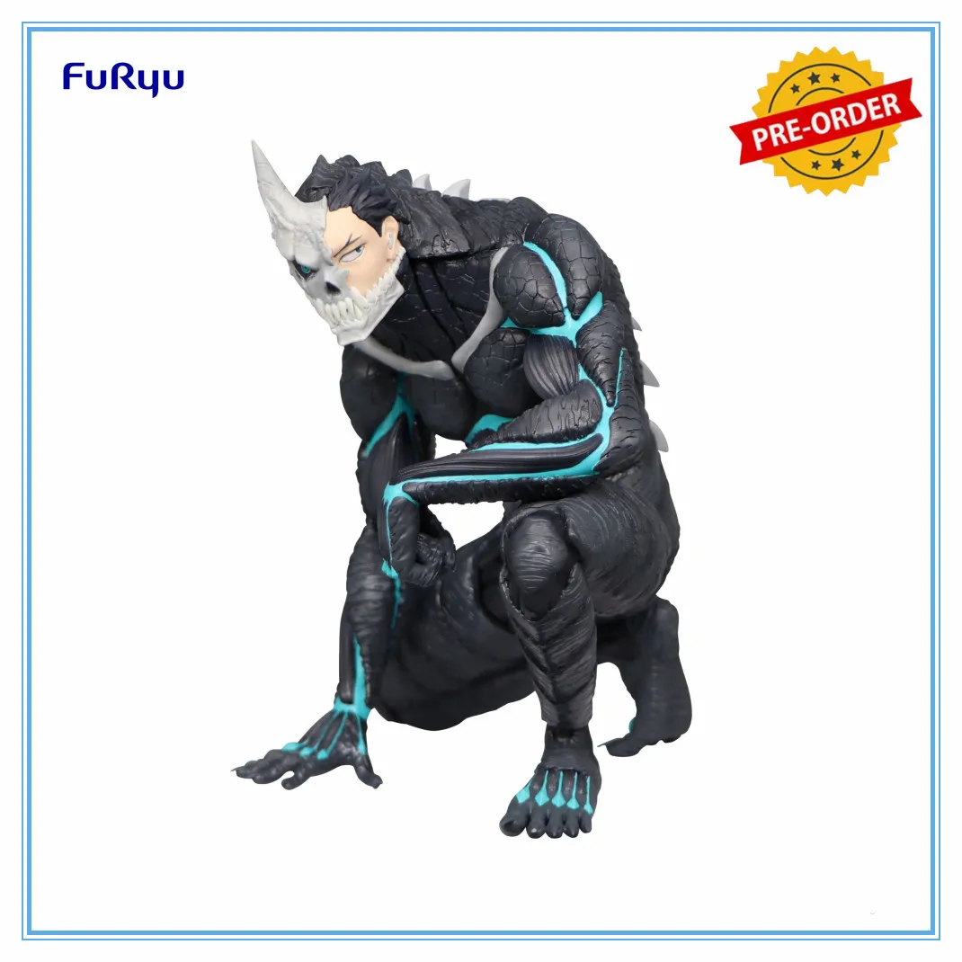 Original Furyu Anime Kaiju No.8 Noodle Stopper Figure Kaiju No. 8- Pvc Action Figures Model Figurine Toys