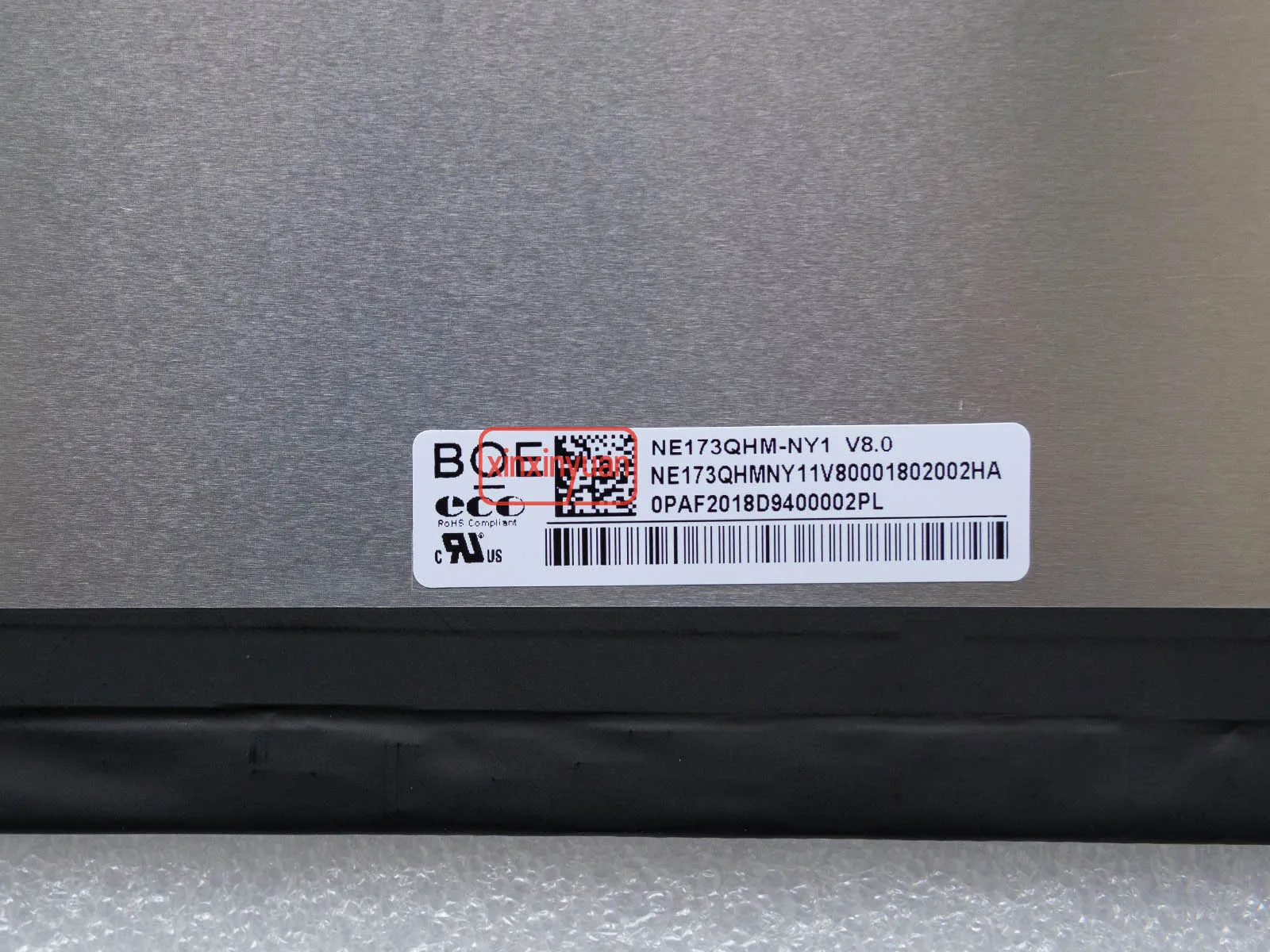 Imagem -04 - Original Ne173qhm Ny1 Ny3 para Asus G713 G733 Gx703 Px713 17.3 Qhd2k 165hz Portátil Tela Lcd 2560x1440 Painel de Exibição 40 Pinos Edp