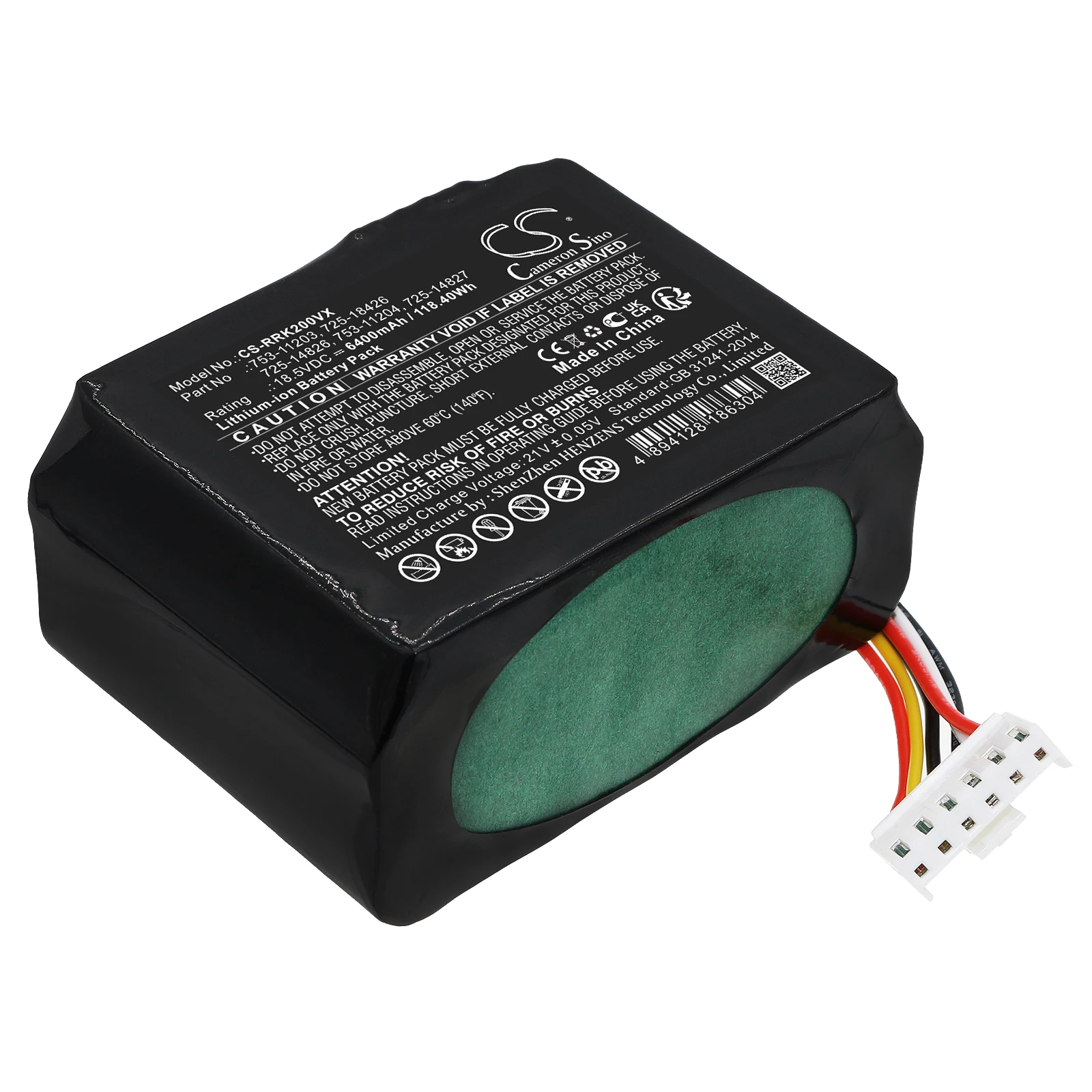 Li-ion Lawn Mowers Battery for CubCadet Robomow，18.5v，6400mAh，XR5 2000 XR5 1000 2021 RK1000 RK1000 Pro，753-11203 725-18426